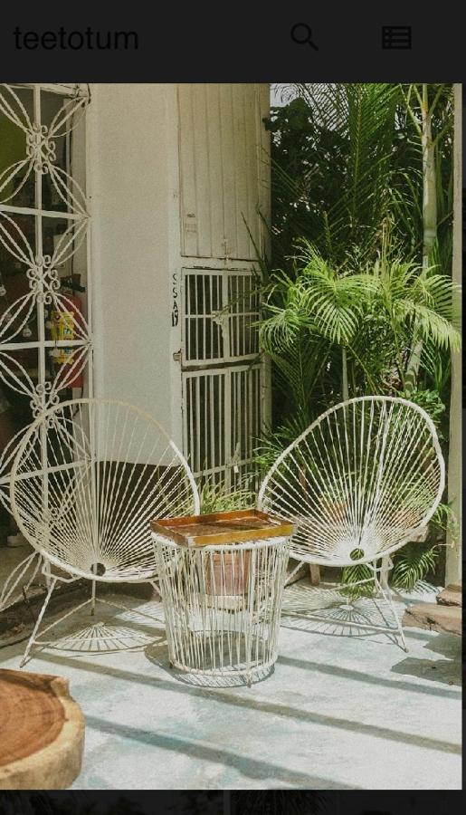 Teetotum Hotel Tulum Exterior foto